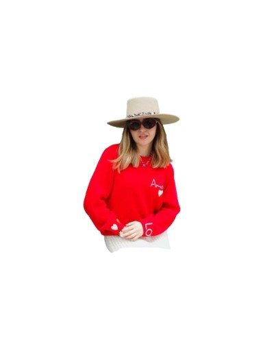 Suéter amour rojo