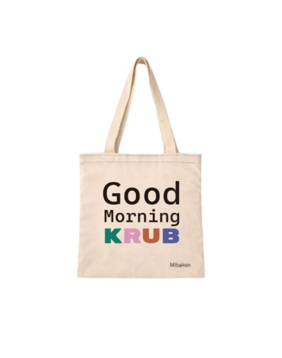 Tote Bag Good Morning Krub