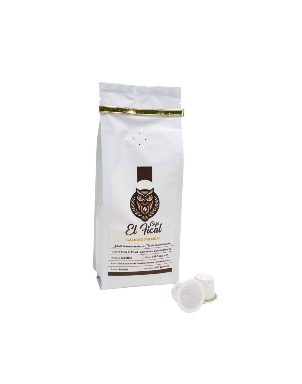 Cafe en grano premium cafe el fical