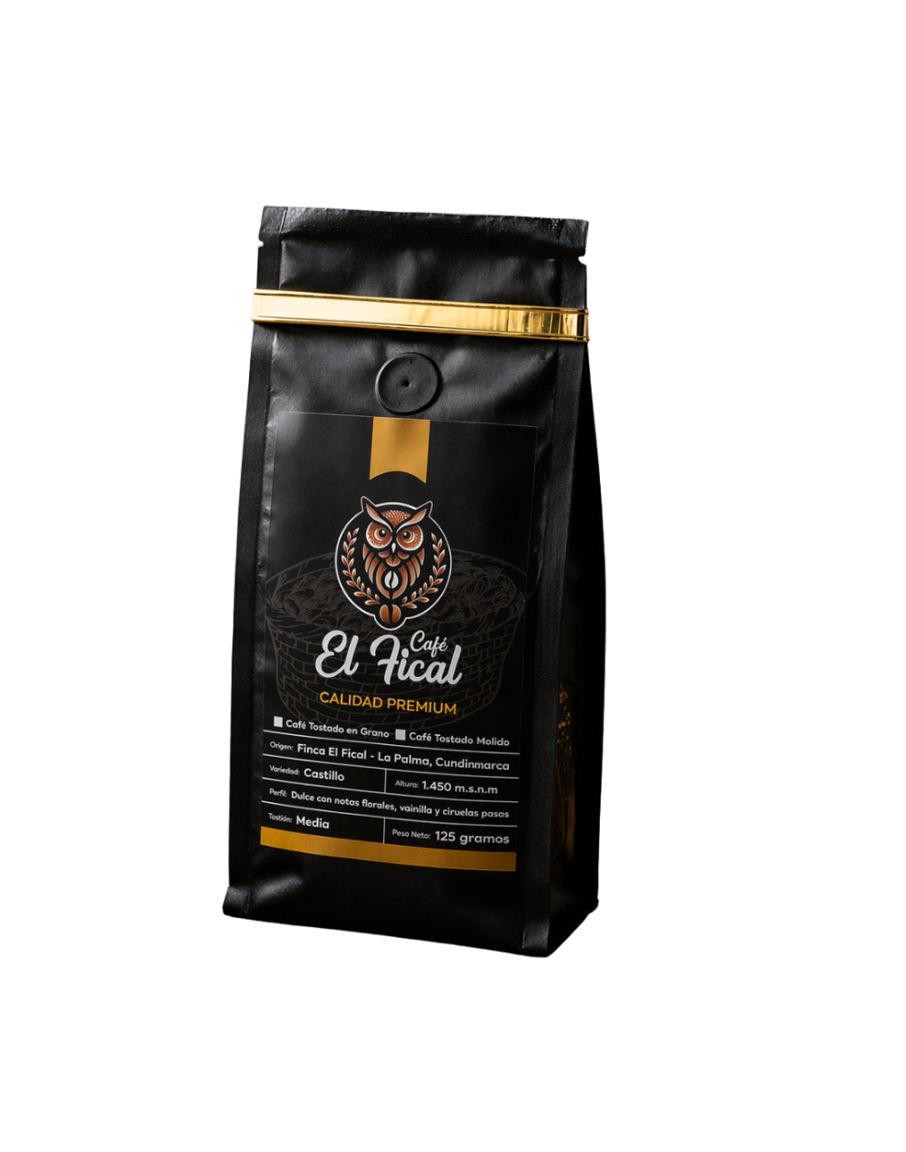 CAFE EL FICAL PREMIUM MOLIDO PEQUEÑO 125GR