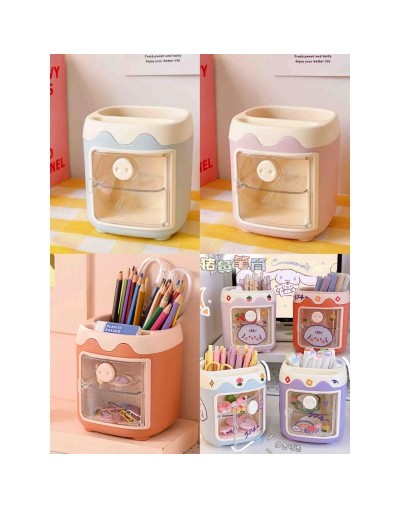 Portalapiceros baùl con stickers
