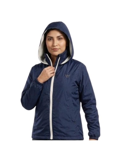 Chaqueta rompevientos azul