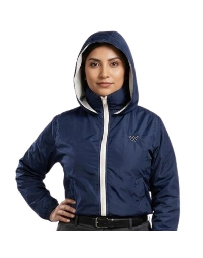 Chaqueta rompevientos azul