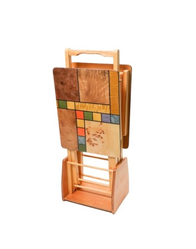 Mesa auxiliar plegable