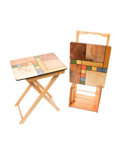 Mesa auxiliar plegable
