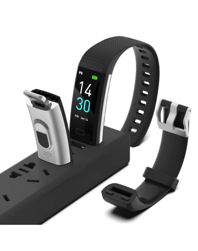 Smartband Kanguro Pulsera Inteligente Deportiva NEGRA