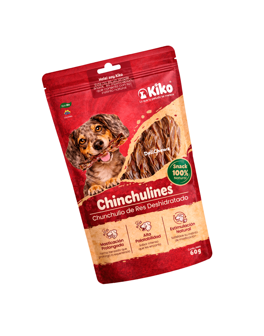 Chinchulines KIKO 60 g | Snack Natural para Perros