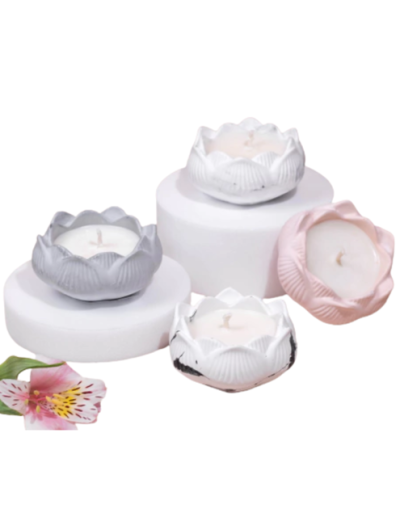 Vela Flor de Loto