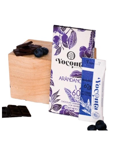 Chocolate semiamargo con Arándanos