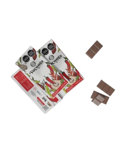 Chocolate semiamargo con Ají