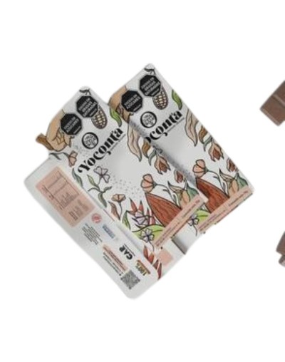 Chocolate semiamargo Con Sal Marina y Almendras