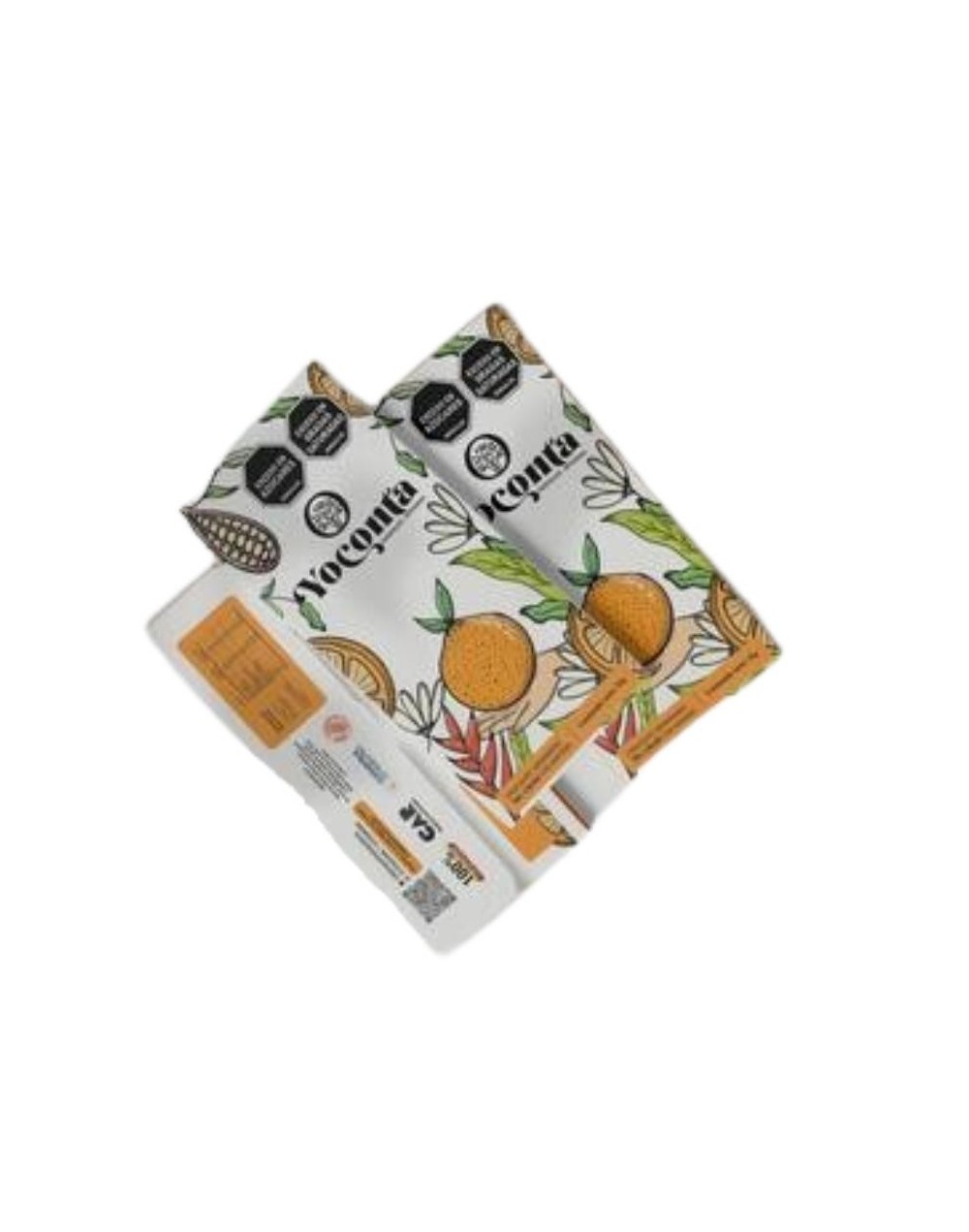 Chocolate semiamargo con Naranja