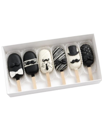 Caja x 6 Cake Pops en Paleta Personalizados
