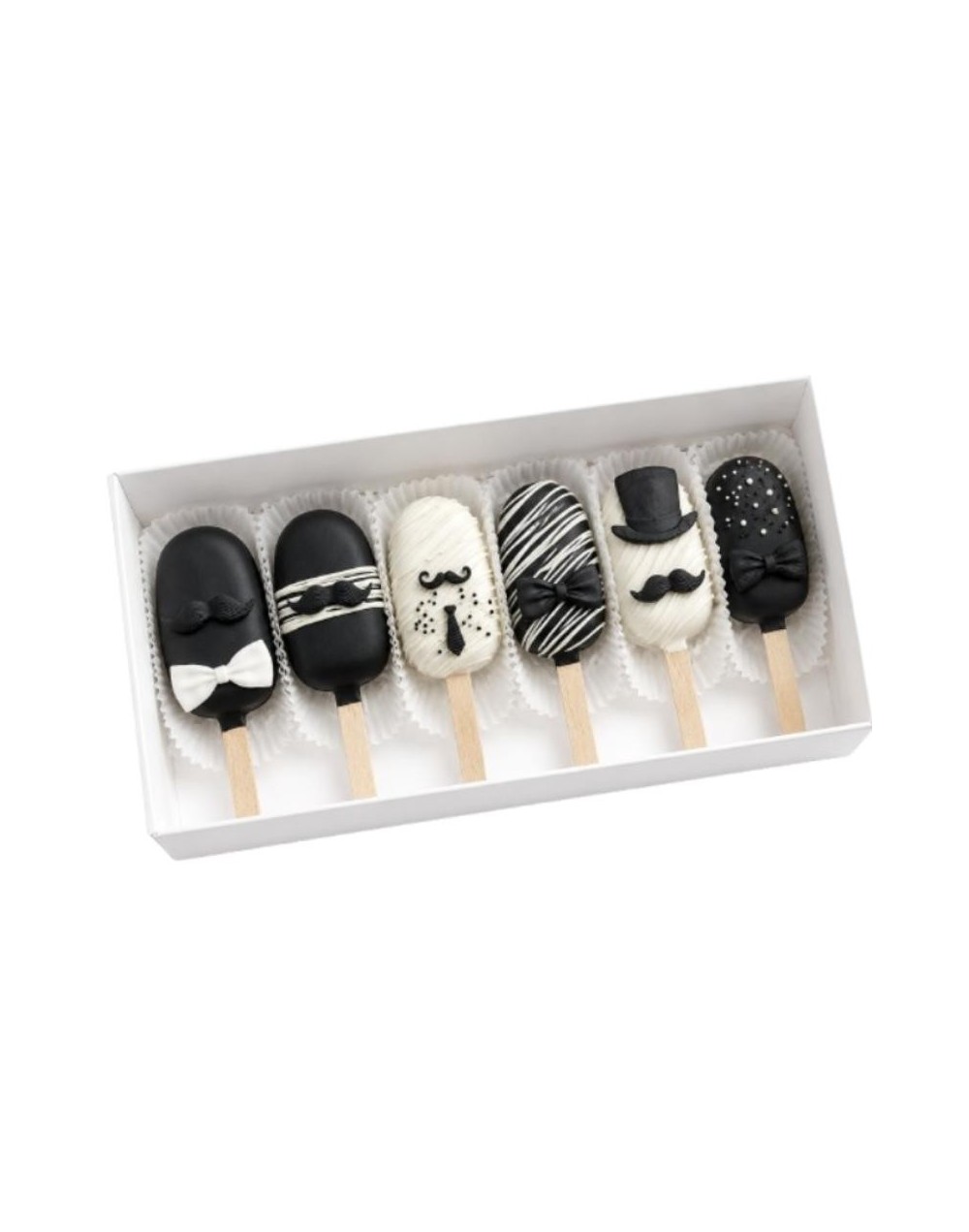 Caja x 6 Cake Pops en Paleta Personalizados