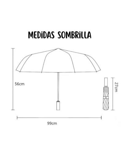 Sombrilla Automática Snoopy