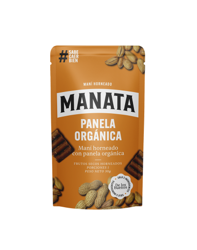 Maní Horneado Manata Panela Orgánica 30g
