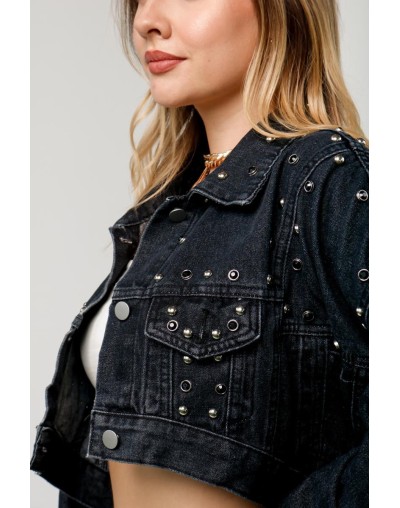 Jacket jeans Broches