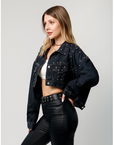 Jacket jeans Broches