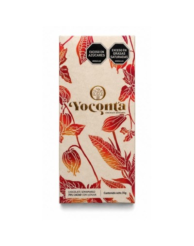 Chocolate semiamargo Con Uchuva
