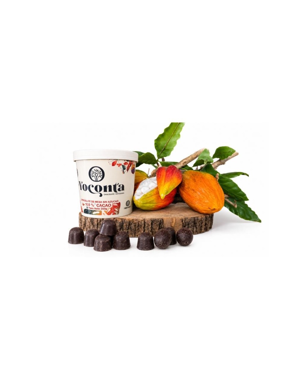 Chocolate de Taza 100% Cacao Bolitas 250G