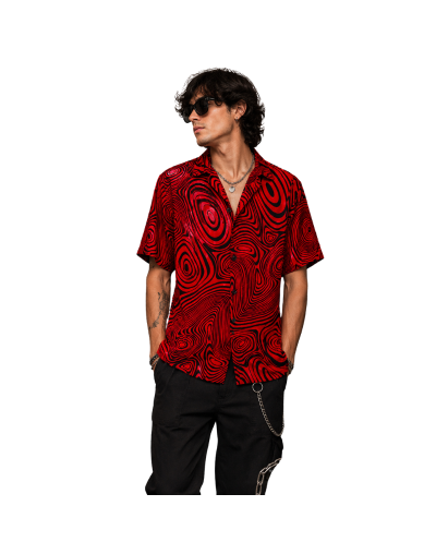 Blusa: circulos rojo