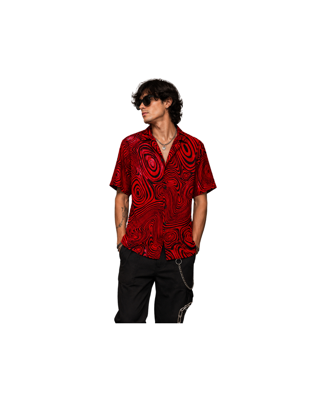 Blusa: circulos rojo