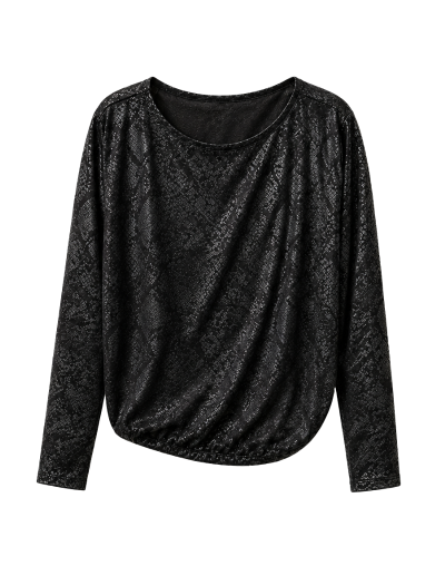 Busito: negro animal print 