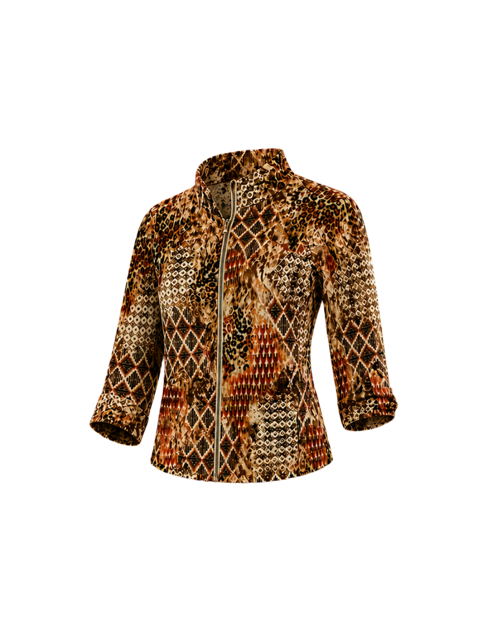 Chaqueta: Animal print piel 