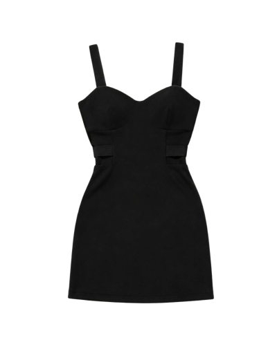 Vestido: Negro pequeño tiras