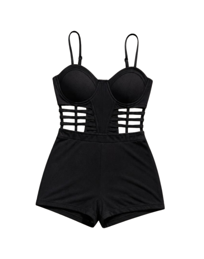 Vestido: Negro pequeño tiras, con copa - de cata