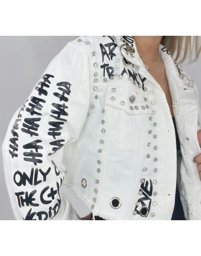 Jacket jeans letras