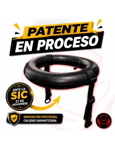Neumático Con Correas Mas Bomba Flip Para Viajes Moto