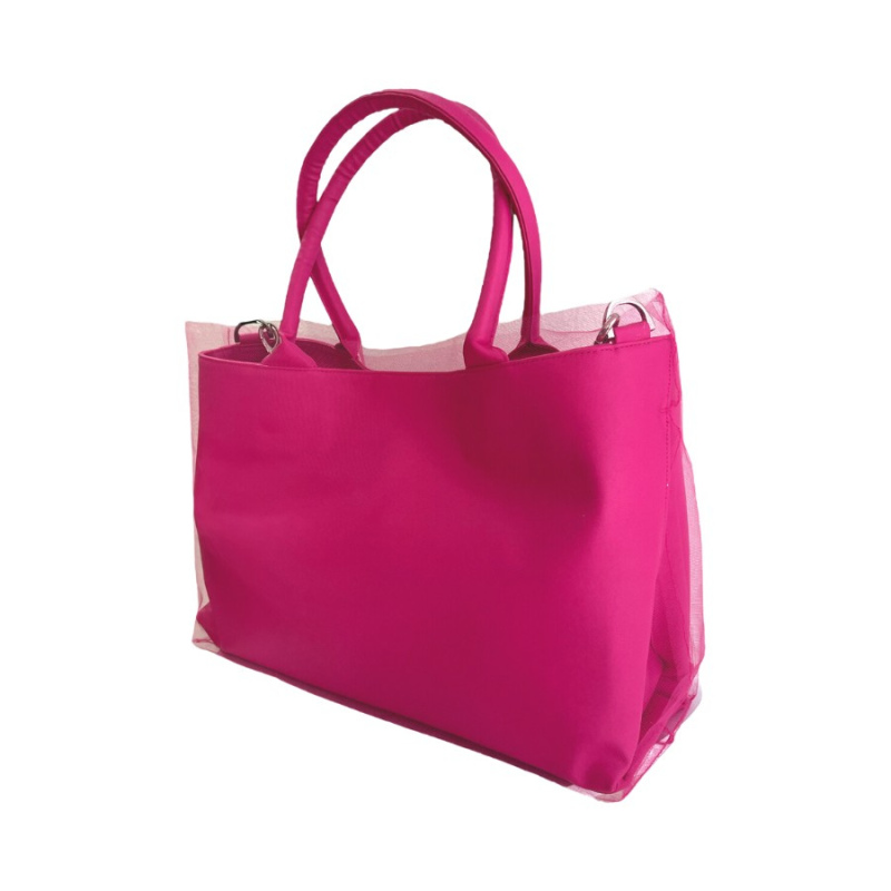Mother fucsia bolso mujer tendencia línea leather-free
