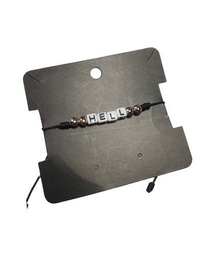 Manillas tejidas y con letras personalizables