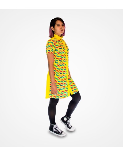 Vestido camisero Hell cats