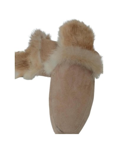 Mocasines estilo conejo