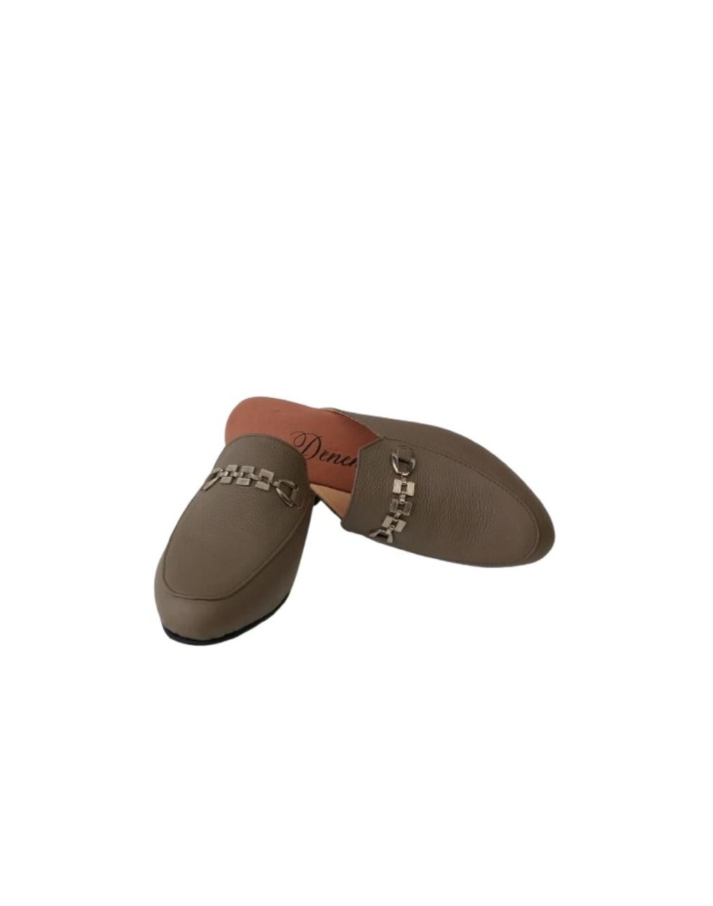 Mocasines en cuero liso