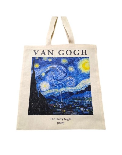 Tote Bag La Noche Estrellada de Van Gogh