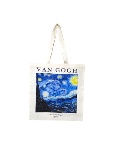 Tote Bag La Noche Estrellada de Van Gogh