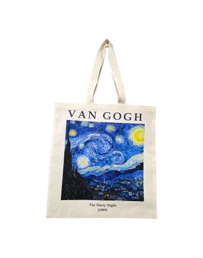 Tote Bag La Noche Estrellada de Van Gogh