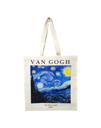 Tote Bag La Noche Estrellada de Van Gogh