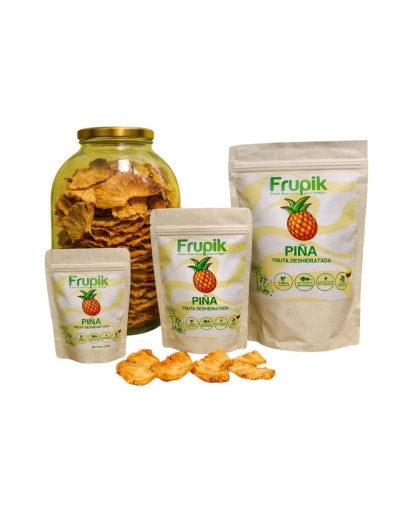 Snack de piña deshidratada 100% natural