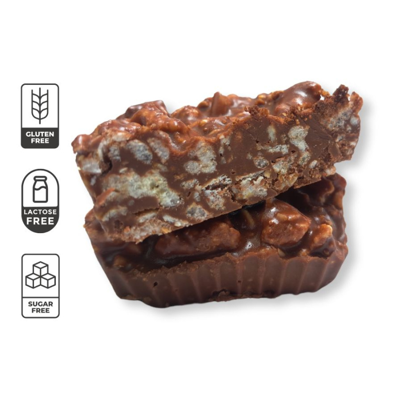 Caja de barritas tipo snacks vegano de cacao 6 unidades x 25 gr