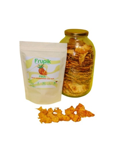 Snack de piña con tajín deshidratada 