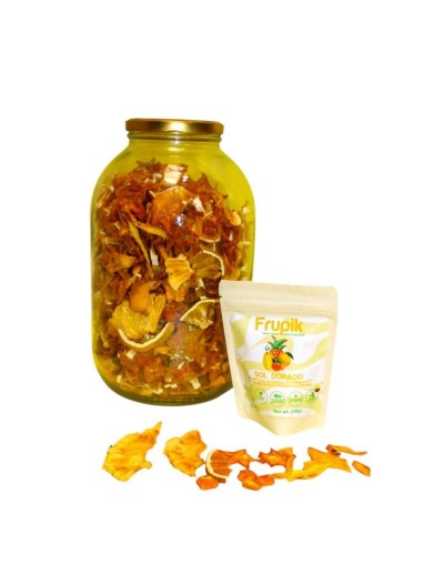 Infusión de frutas amarillas – SOL DORADO (Carambolo, uchuva, mango, piña y toques de naranja)