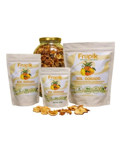 Infusión de frutas amarillas – SOL DORADO (Carambolo, uchuva, mango, piña y toques de naranja)