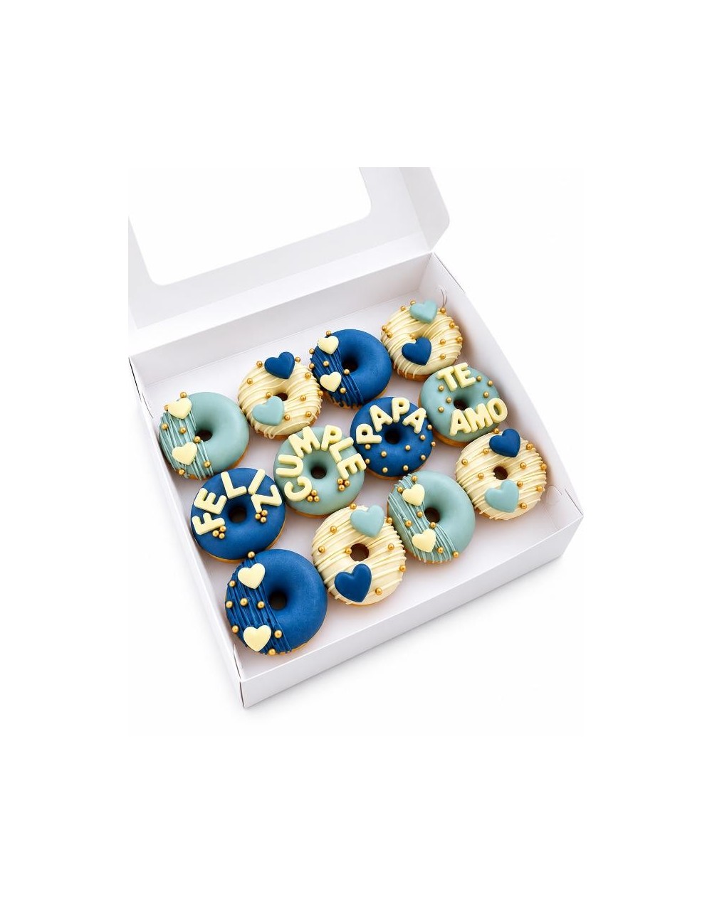 12 Mini Donas Personalizadas