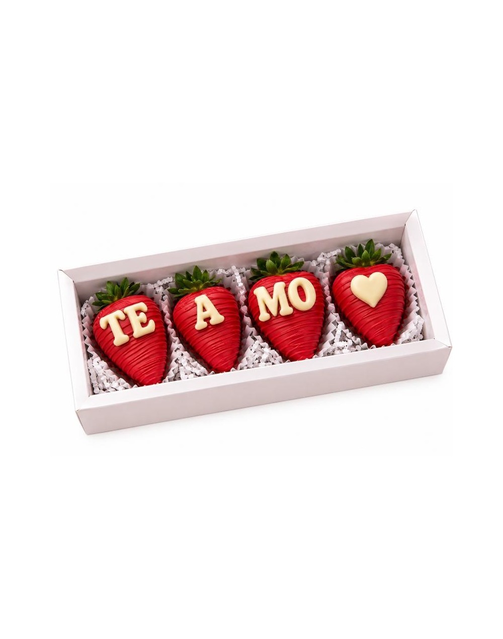 Caja de 4 Fresas Personalizadas