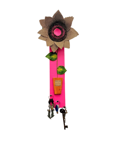 🌻 GIRASOL FLORAL  Portallaves decorativo y funcional