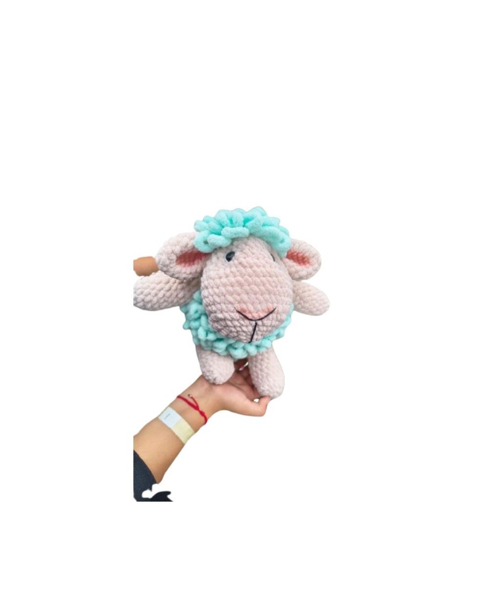 OVEJA MENTA PELUCHE AMIGURUMI